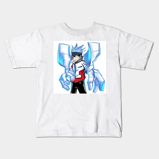 horo horo horoken usui the shaman king Kids T-Shirt by jorge_lebeau